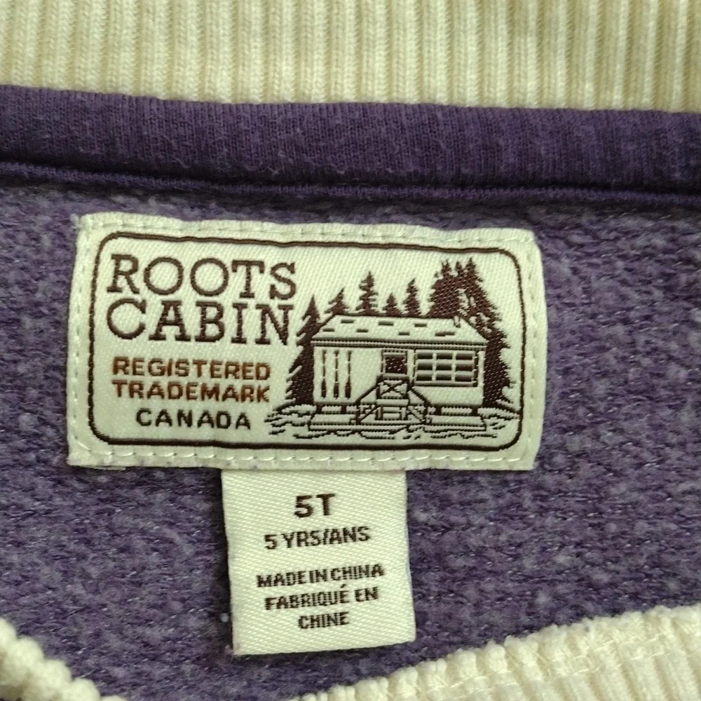 Roots Cabin Purple Sweatshirt